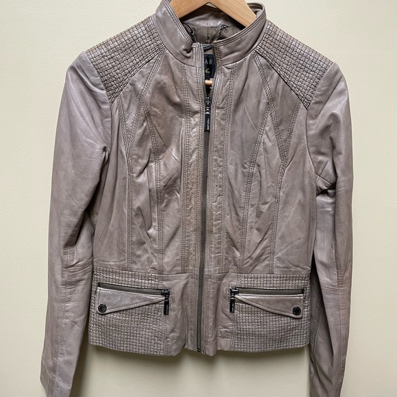 Bernardo Leather Jacket - Picture 1 of 7